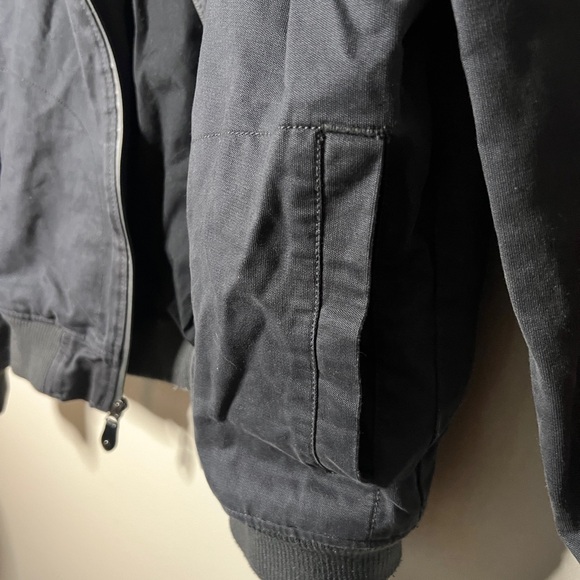 Men’s M light grey zip up bomer jacket - Picture 4 of 6